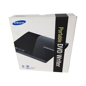 Samsung SE-208 Portable DVD Writer External USB 2.0 Optical Drive Black SE-208DB